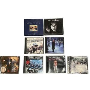 CDs Mix Lot Of 8 Holiday Tony Bennett Nat King Cole Frank Sinatra Bing Crosby